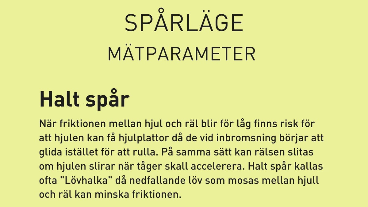 Halt Spår