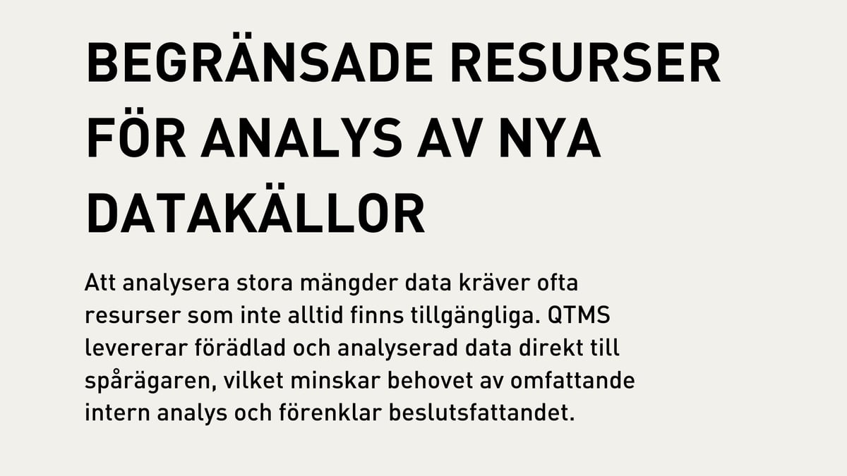 Svårt att lita på nya datakällor 6-1