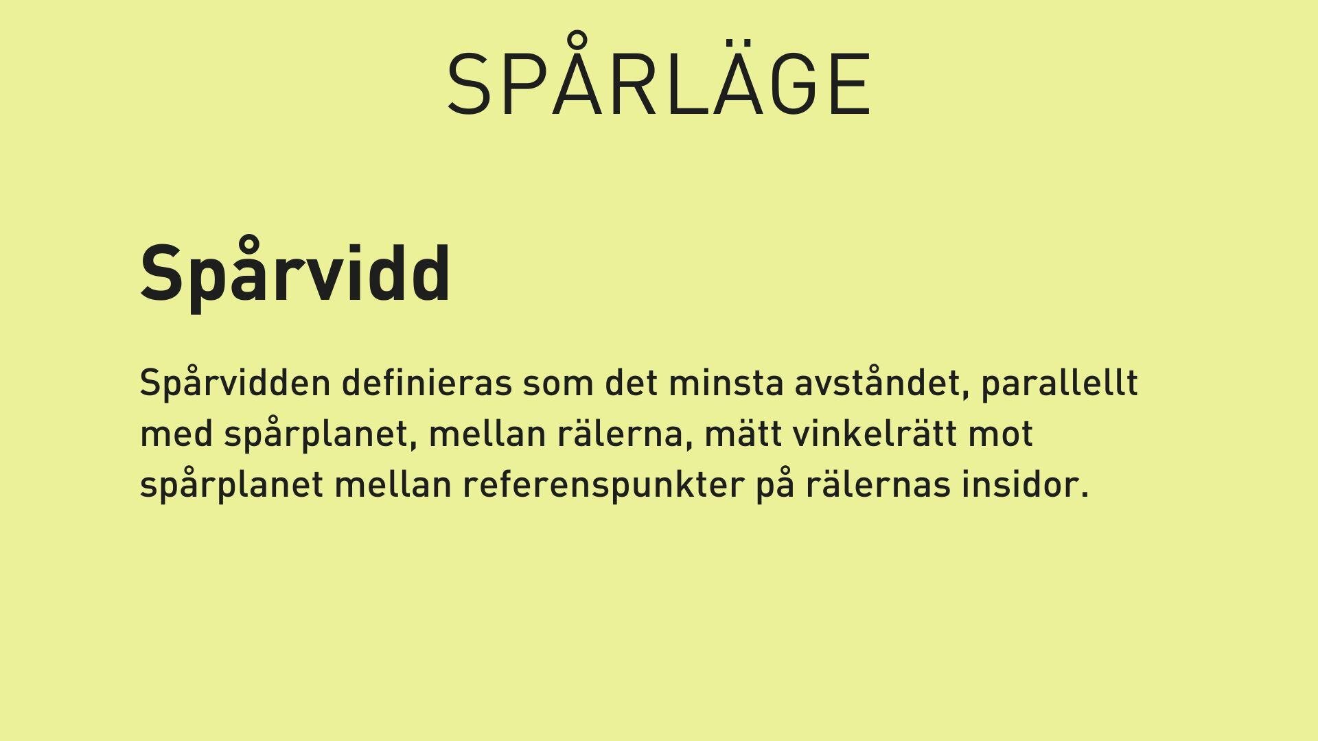 Spårvidd